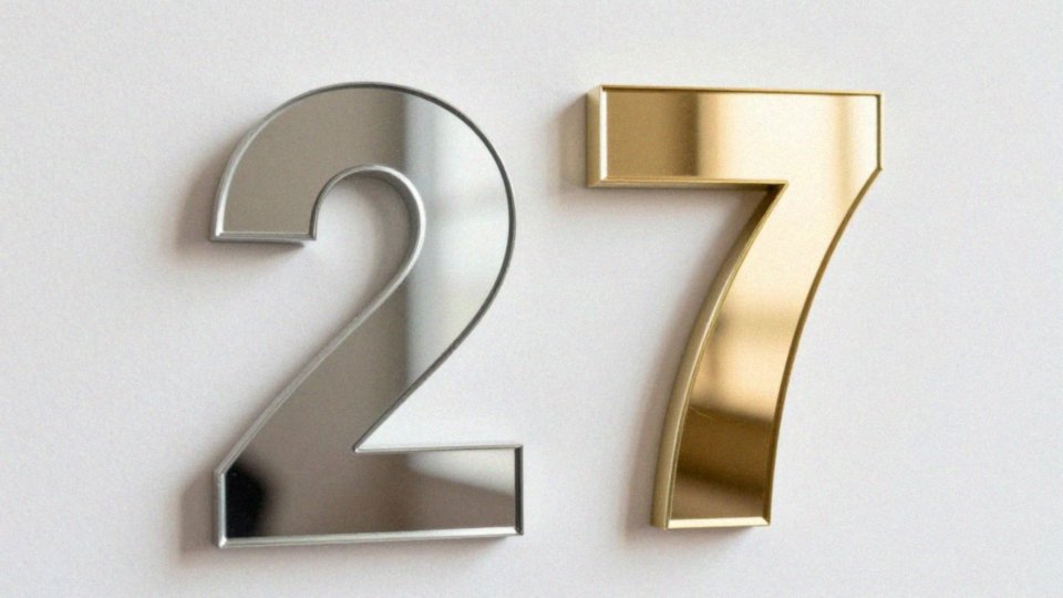 Z jakich materiałów są lustrzane numery?