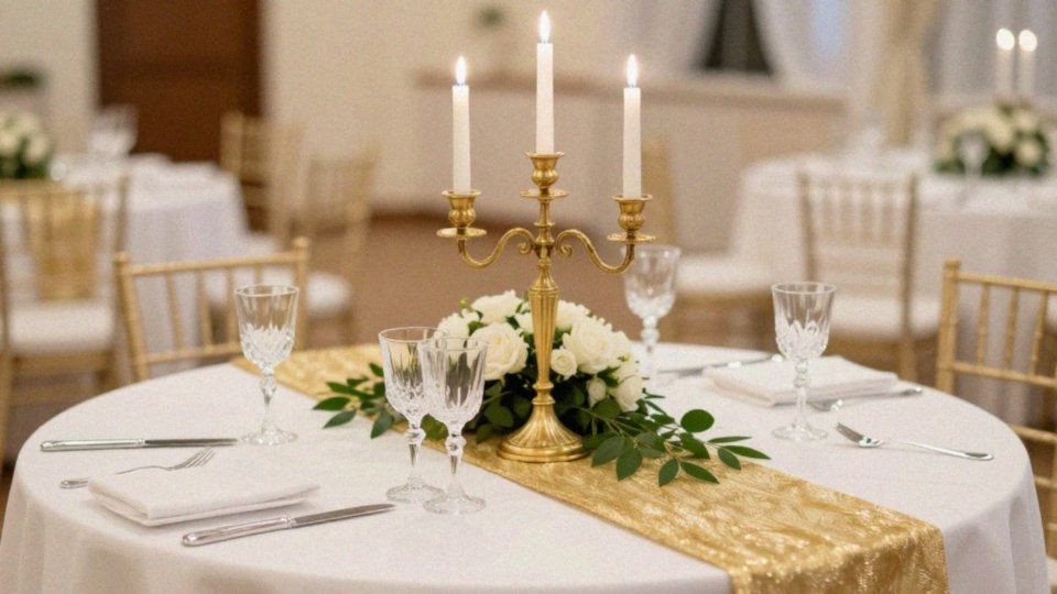 Boho czy glamour: jak dopasować dekorację stołu pary młodej?