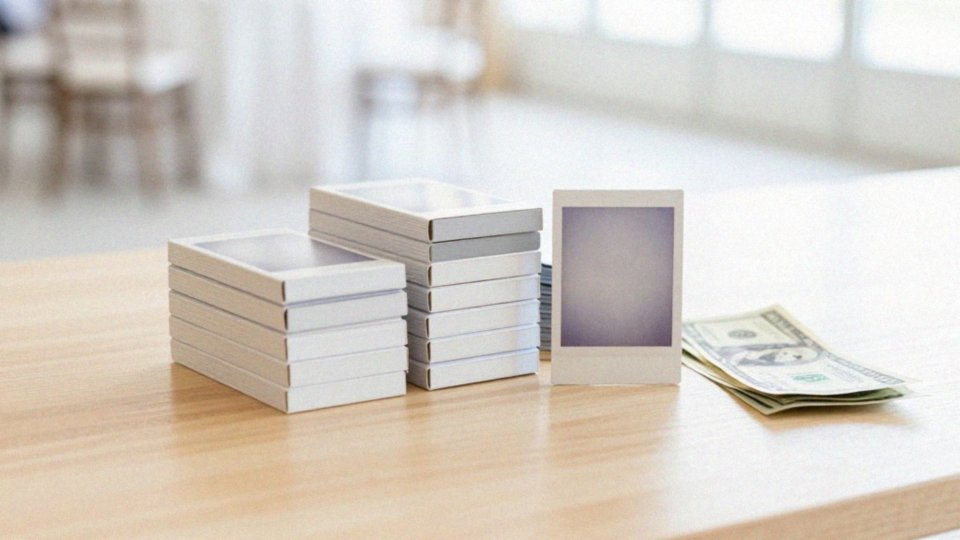 Ile paczek wkładów do Instaxa dla 160 gości?