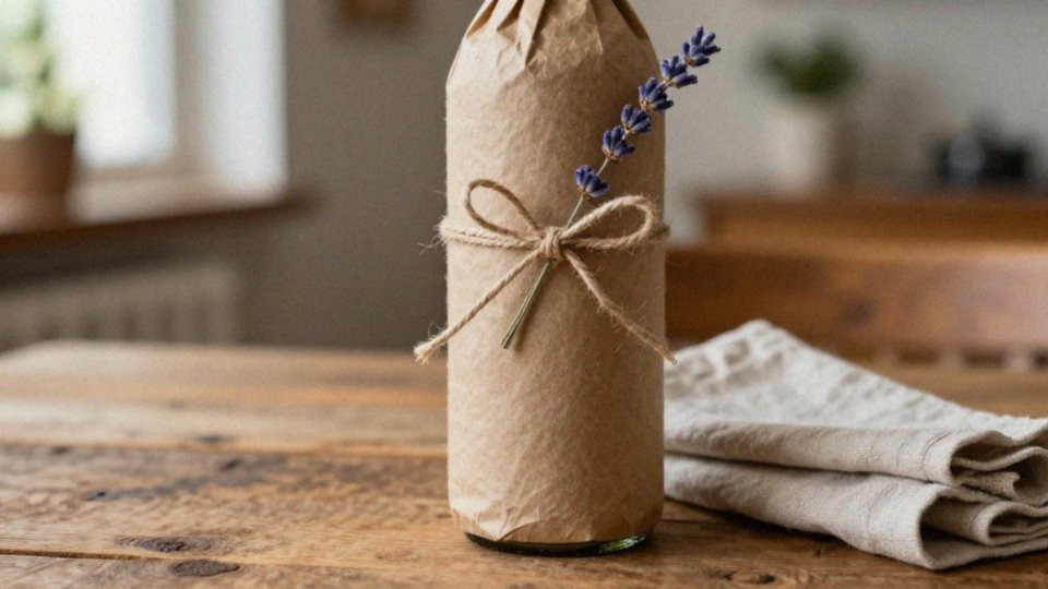 Jak zapakować wino w sposób zero waste?