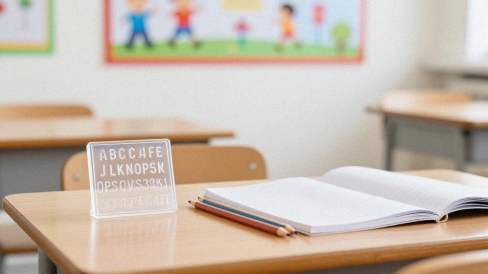 Czy szablon do literek nadaje się na zajęcia szkolne?