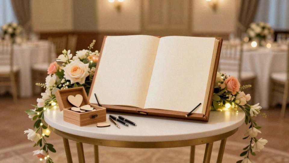 Gdzie ustawić drewnianą księgę gości na weselu?