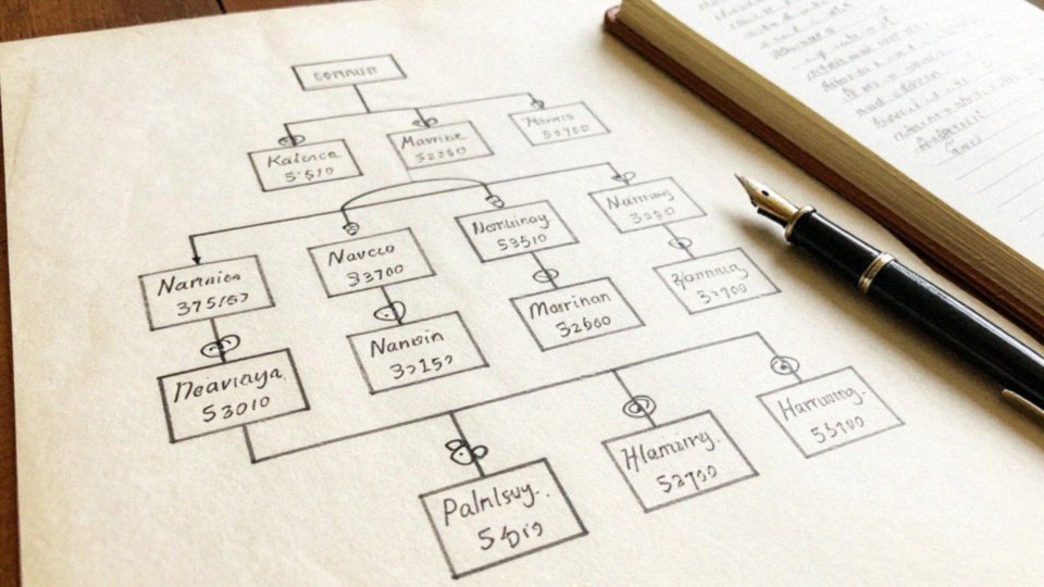 Jak narysować i uporządkować drzewo genealogiczne?