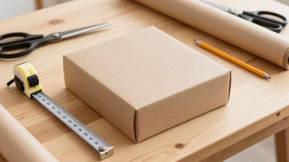 Jak obliczyć wymiary papieru przed pakowaniem?