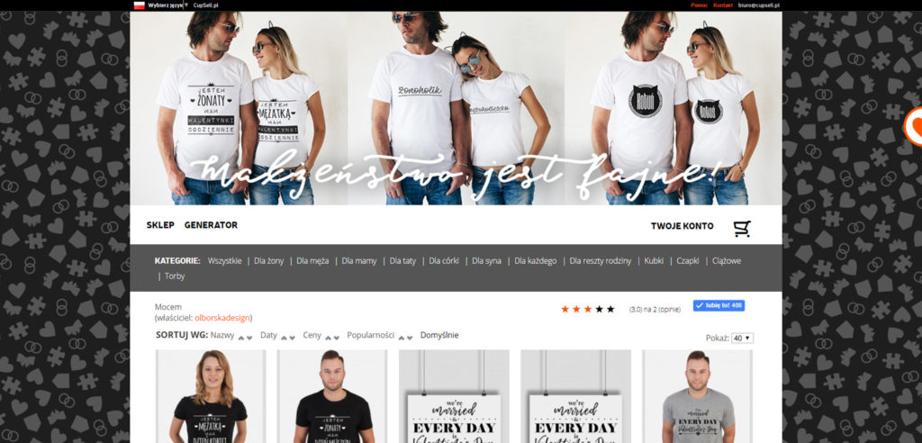 Sklep Mocem - CupSell