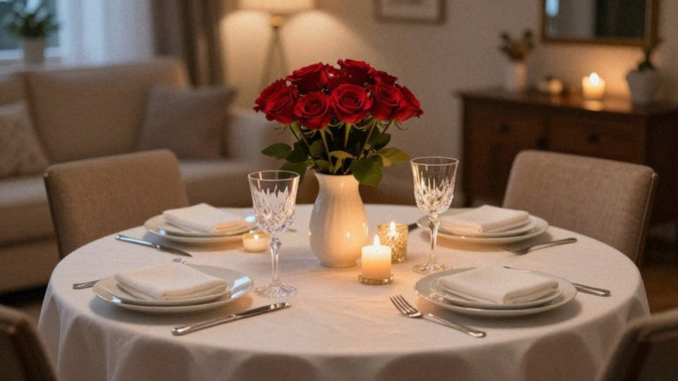 Jak stworzyć romantyczną kolację i atmosferę w domu?
