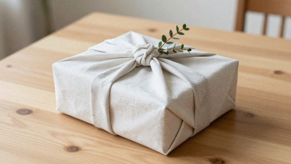 Jak zapakować pudełko przy użyciu furoshiki?