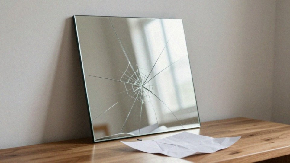 Co oznaczają metafory lustra i kartki o zaufaniu?