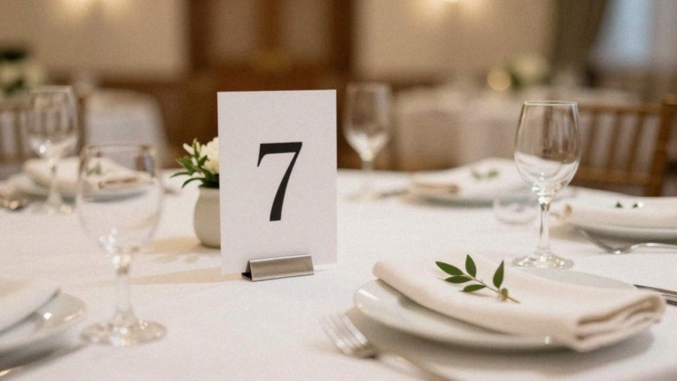 Jak zamówić ramki do numerów stołów?