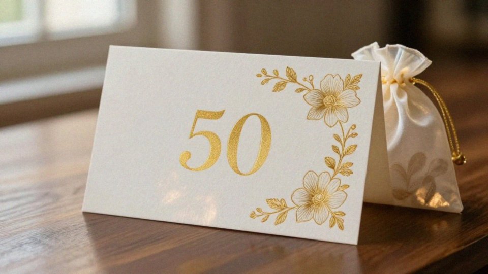 Co powinna zawierać elegancka kartka na 50 rocznicę ślubu?