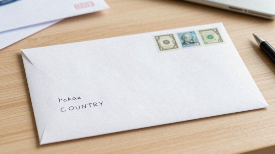 Czy adresowanie koperty międzynarodowej różni się?