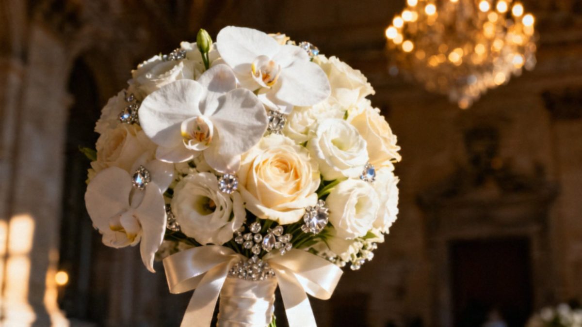 Bukiet ślubny glamour — elegancja i styl na Twój wyjątkowy dzień