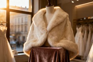 Futerko ślubne ivory — eleganckie okrycie na Twój wielki dzień