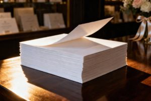 Gramatura papieru na zaproszenia — jak wybrać idealny materiał?