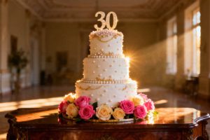 Jak udekorować tort na 30 rocznicę ślubu? Eleganckie pomysły i inspiracje