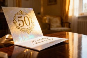 Kartka na 50-lecie ślubu — jak ją zaprojektować i spersonalizować?