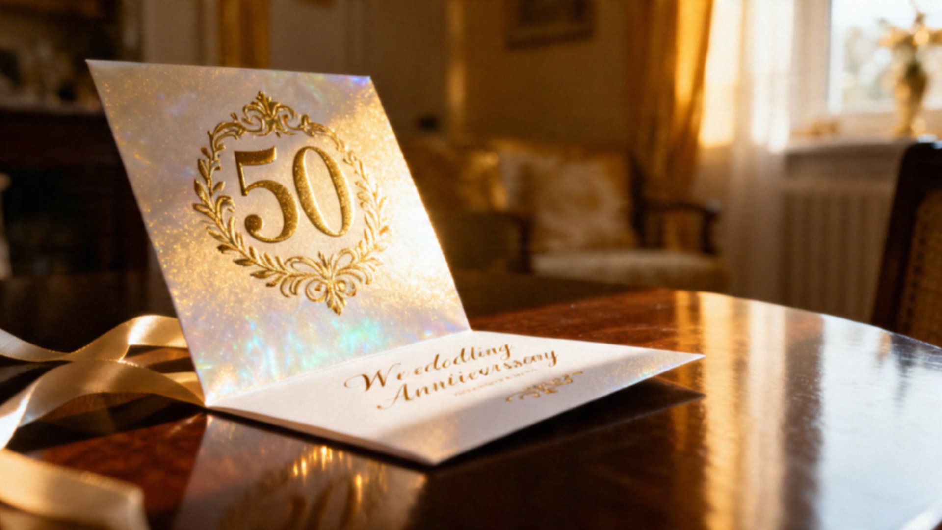 Kartka na 50-lecie ślubu — jak ją zaprojektować i spersonalizować?
