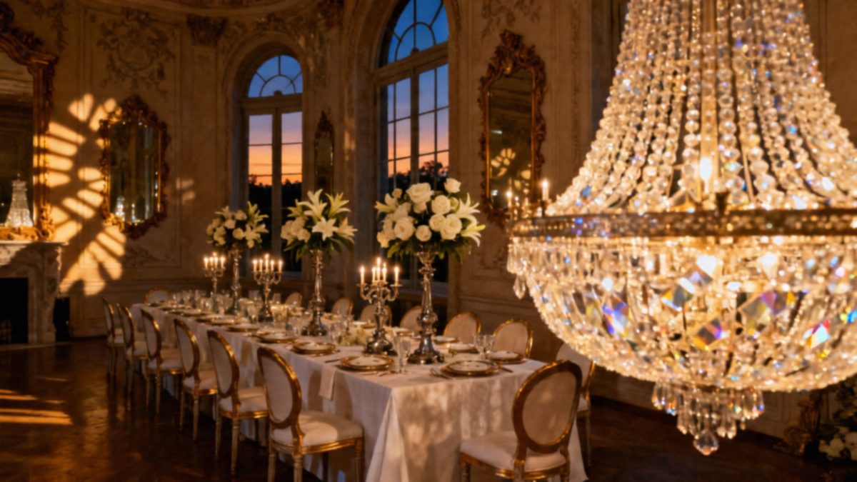 Sala w stylu glamour — jak wybrać i zaaranżować idealne przyjęcie?