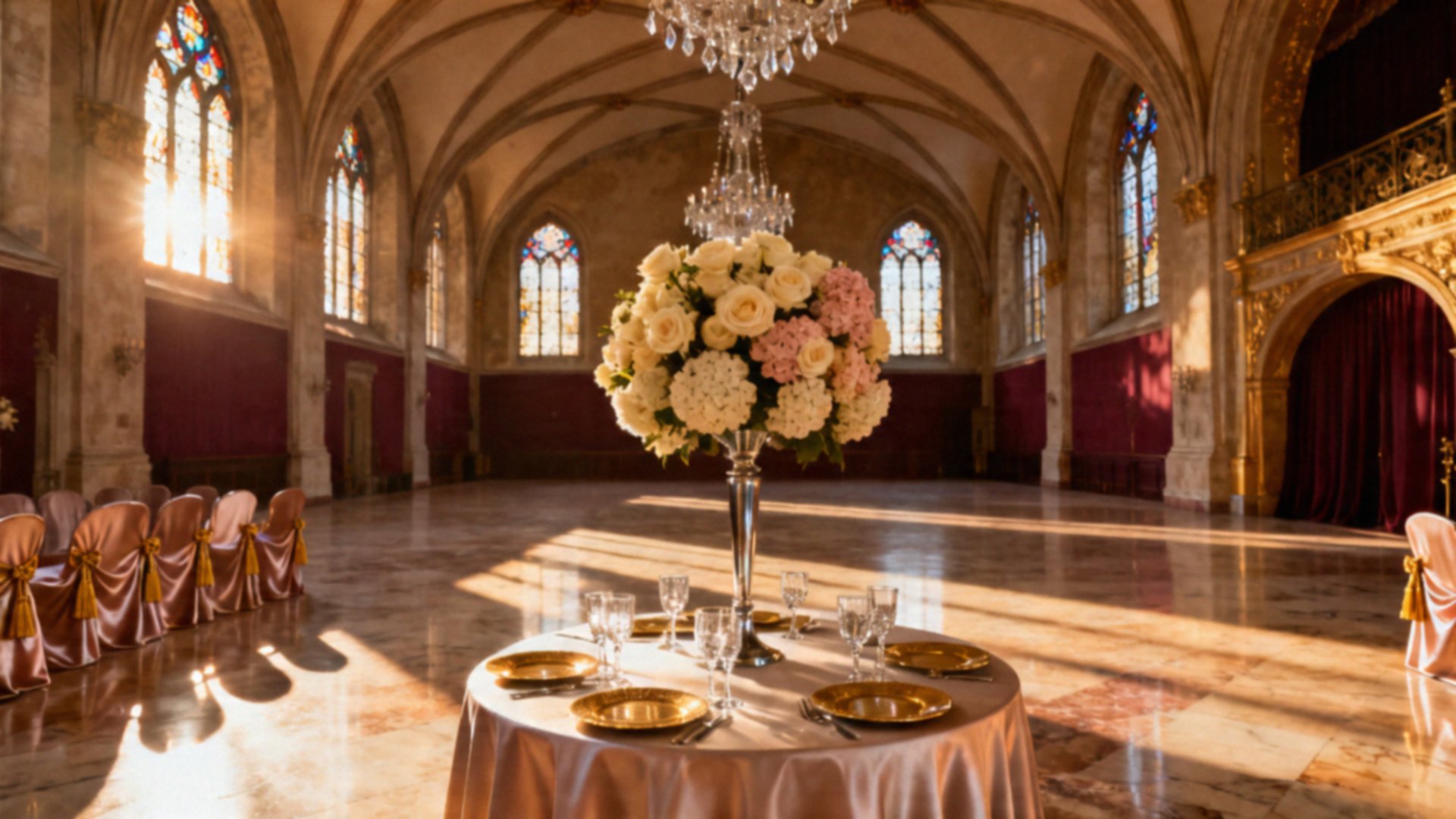 Wesele glamour ze złotem — jak zorganizować eleganckie przyjęcie?