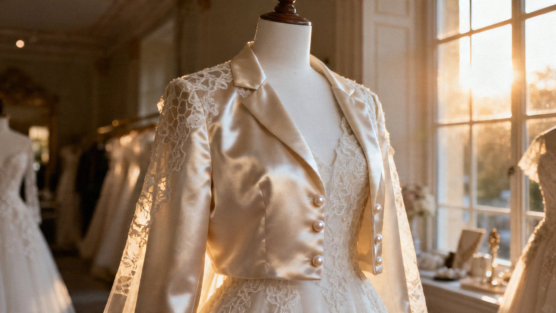 Żakiet ślubny ivory — jak dobrać fason i stylizować na wielki dzień?